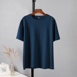 Hirsionsan Trendy 100% Cotton T Shirts for Women Summer Soft O-neck Short Sleeve Solid Tees Female Simple Loose Streetwear Tops