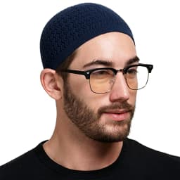 Winter Knitted Muslim Men Prayer Hats Warm Male Beanies Cap Islamic Ramadan Jewish Kippah Homme Hat Men's Wrap Head  Cap