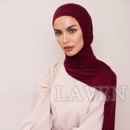 Cotton Jersey Instant Hijab Scarf Muslim Fashion Plain Wraps Soft Women's Head Hood Scarf Elasticity Shawls Underscarf Headscarf