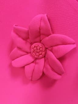 HIGH STREET Newest 2026 Designer Fashion Women's Short Sleeve Handmade 3D Flowers Appliques Elegant Dress