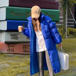 Thick -30 Degree Parka Women Winter Long Over-the-knee Down Jacket Female Loose Hooded Winter Jacket