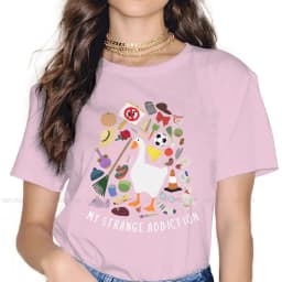My Goose Addiction Women TShirt Untitled Goose Game Girls Graphic Tops 4XL Cotton Female T Shirt Funny Hipster Gift