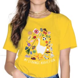 My Goose Addiction Women TShirt Untitled Goose Game Girls Graphic Tops 4XL Cotton Female T Shirt Funny Hipster Gift