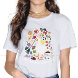 My Goose Addiction Women TShirt Untitled Goose Game Girls Graphic Tops 4XL Cotton Female T Shirt Funny Hipster Gift