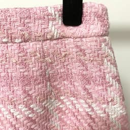 HIGH STREET Newest Fashion 2026 Designer Pink Skirts Women's Sweet Wool Blends Colors Woven Plaid Tweed Skirt