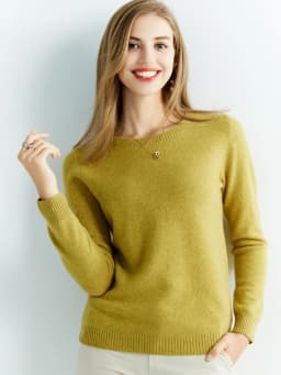 Knitted Sweaters Cashmere Sweater Women 100% Merino Wool O-Neck Vintage Pullovers 2022 Winter Autumn Jumpers Clothing Top Female