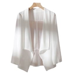 New Summer 2025 Women Sun Protection Capes Loose Shawl Thin Chiffon Kimono Jacket Women Sunscreen Beach Cardigan Bikini Coverup