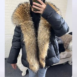 MAOMAOKONG 2026 Winter Women Warm White Duck Down Jacket Natural Real Fox Fur Collar Hood Puffer Coat Thick Luxury Outerwear