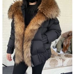 MAOMAOKONG 2026 Winter Women Warm White Duck Down Jacket Natural Real Fox Fur Collar Hood Puffer Coat Thick Luxury Outerwear