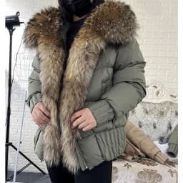 MAOMAOKONG 2026 Winter Women Warm White Duck Down Jacket Natural Real Fox Fur Collar Hood Puffer Coat Thick Luxury Outerwear