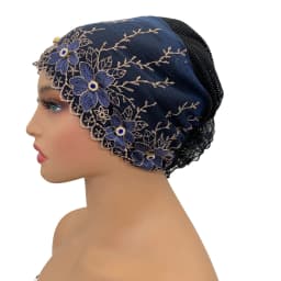 Embroidery Turban Cap for Women Summer Breathable Head Wraps Bonnet Muslim Under Scarf Hat Cancer Chemo Hats Turbante Mujer