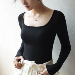 T-shirt Autumn Winter Low Neck Undercoat Women's Spring Autumn Top Long sleeve Slim fit inside and outside