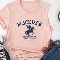 Retro Percy Jackson and Olympian SPQR Tshirt Blackjack Shirt Delphi Strawberry T-Shirt Camp Half Blood Shirts Unisex Hipster Top
