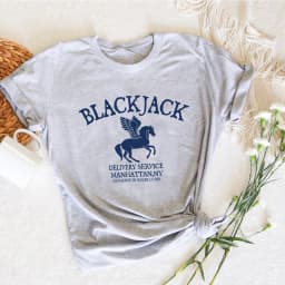 Retro Percy Jackson and Olympian SPQR Tshirt Blackjack Shirt Delphi Strawberry T-Shirt Camp Half Blood Shirts Unisex Hipster Top