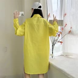 New Heavy Industry Sequin Long Sleeved Loose Shirt Printed Mid Length Personalized Trendy Coat Women's Spring And Autumn