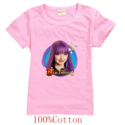 Descendants Boys Girls Teenager Outfits Tee Shirt Kids Clothes T Shirts Children Cartoons Casual Tops