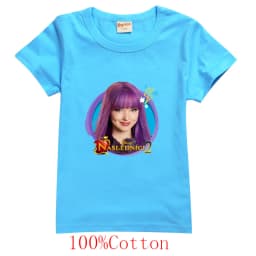 Descendants Boys Girls Teenager Outfits Tee Shirt Kids Clothes T Shirts Children Cartoons Casual Tops