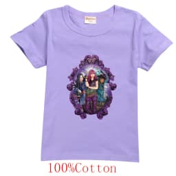 Descendants Boys Girls Teenager Outfits Tee Shirt Kids Clothes T Shirts Children Cartoons Casual Tops