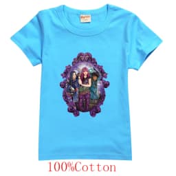 Descendants Boys Girls Teenager Outfits Tee Shirt Kids Clothes T Shirts Children Cartoons Casual Tops