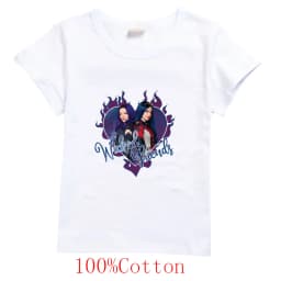 Descendants Boys Girls Teenager Outfits Tee Shirt Kids Clothes T Shirts Children Cartoons Casual Tops