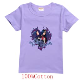 Descendants Boys Girls Teenager Outfits Tee Shirt Kids Clothes T Shirts Children Cartoons Casual Tops