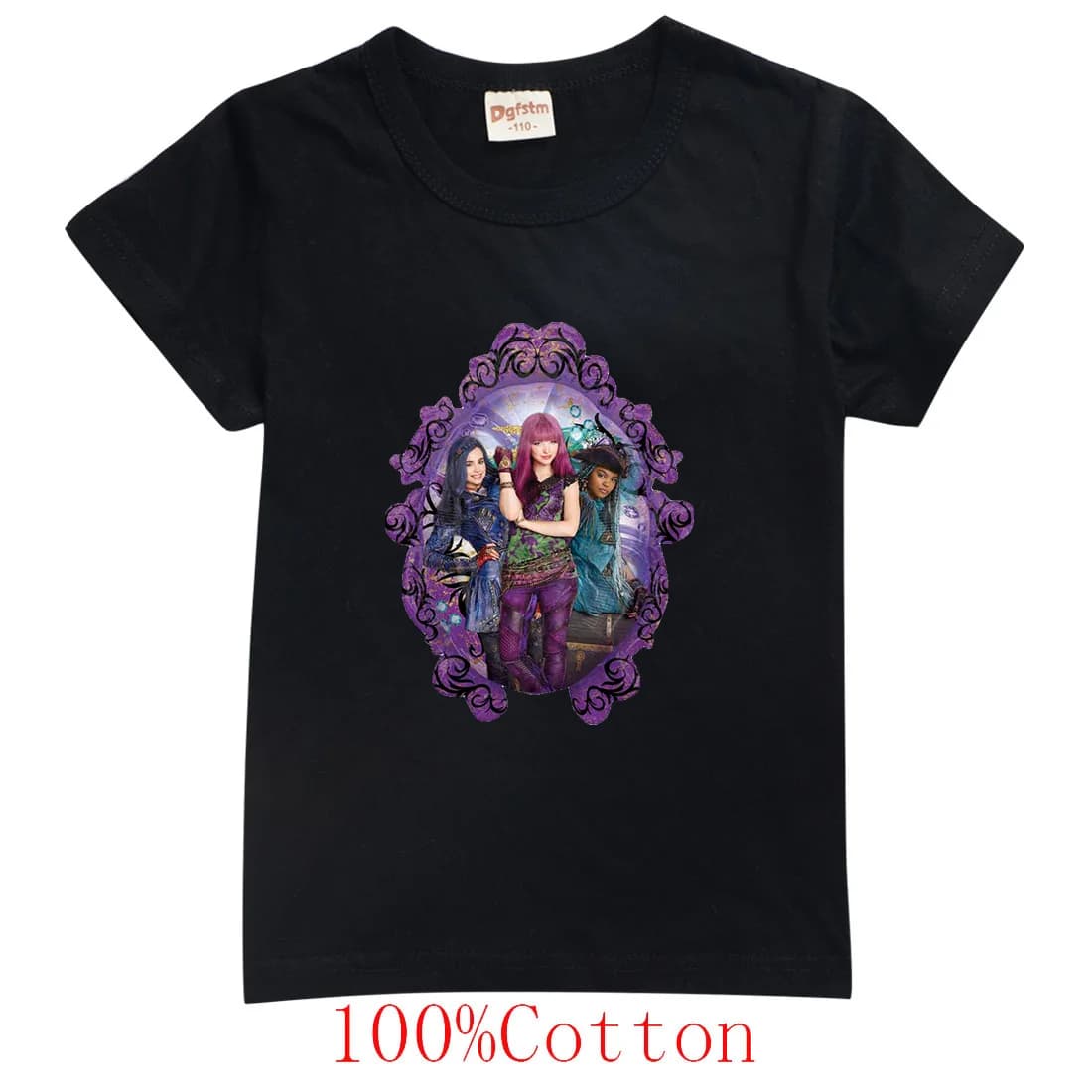 Descendants Boys Girls Teenager Outfits Tee Shirt Kids Clothes T Shirts Children Cartoons Casual Tops