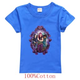 Descendants Boys Girls Teenager Outfits Tee Shirt Kids Clothes T Shirts Children Cartoons Casual Tops