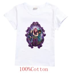 Descendants Boys Girls Teenager Outfits Tee Shirt Kids Clothes T Shirts Children Cartoons Casual Tops