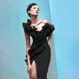 Factory Wholesale Women's Multi-Color Medium Length Elastic Tights Sexy Celebrity Cocktail Party Bandage Dress