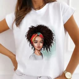 Summer New Women's Fashion Girls White Women's Round Neck Loose Short-sleeved T-shirt Top Oversized T Shirt Tops Y2k  Tee