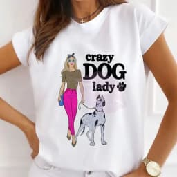 Summer New Women's Fashion Girls White Women's Round Neck Loose Short-sleeved T-shirt Top Oversized T Shirt Tops Y2k  Tee