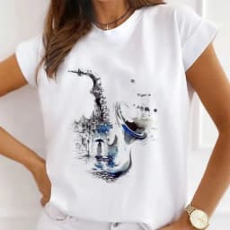 Summer New Women's Fashion Girls White Women's Round Neck Loose Short-sleeved T-shirt Top Oversized T Shirt Tops Y2k  Tee