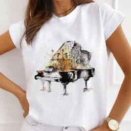 Summer New Women's Fashion Girls White Women's Round Neck Loose Short-sleeved T-shirt Top Oversized T Shirt Tops Y2k  Tee