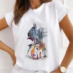 Summer New Women's Fashion Girls White Women's Round Neck Loose Short-sleeved T-shirt Top Oversized T Shirt Tops Y2k  Tee