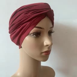 Fashion Women Cross Twist Suede Turban Caps Soild Color Female Headscarf Bonnet Muslim Hijab Cap Islamic Under Scarf India Hat
