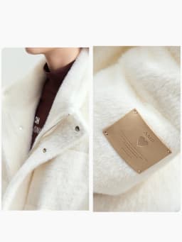 AMII Minimalist Down Jacket for Women 2025 Winter New Warm Lower Pile Duck Down Loose Thick Female Commuter Overcoat 12444008