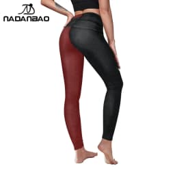 Nadanbao 2025 Womens for Leggings Gothic Style Denim Print Slim Stretch Trouser Black Leggings Street Leisure Pants