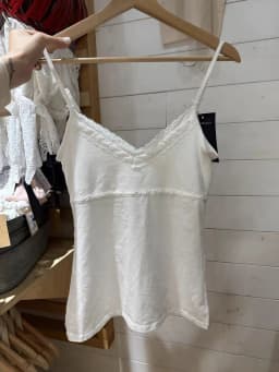 Lace Trim Navy Slim Tank Tops Woman Summer Bow V-Neck Sleeveless Cotton Cropped Vest Casual Vintage Streetwear Crop Top Y2k New