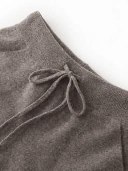 Women's Pencil Pants 100% Merino Wool Pants Autumn Winter Knit Pants Warm Cashmere Trousers Elastic Lace-up Casual Jogger Pants