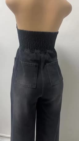 Jumpsuits Women Denim One Piece Sleeveless Overalls Wide Leg Long Pants High Waist Rompers Y2k Streetwear Jumpsuit Summer 2025