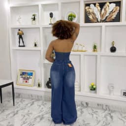 Jumpsuits Women Denim One Piece Sleeveless Overalls Wide Leg Long Pants High Waist Rompers Y2k Streetwear Jumpsuit Summer 2025