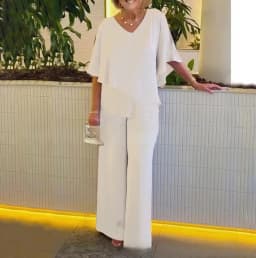 2025 Summer New Fashion Casual Irregular Suit Solid Color T Shirt Loose Wide Legs Trousers Two Piece Set Pants Sets Bat Sleeve