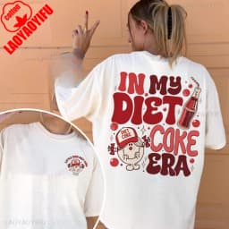 In My Diet Coke Era Women Shirt Funny Little Miss Diet Coke T Shirt Soda Lover Workout Apparel Gift for Her Cotton Tops