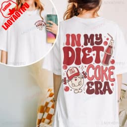 In My Diet Coke Era Women Shirt Funny Little Miss Diet Coke T Shirt Soda Lover Workout Apparel Gift for Her Cotton Tops