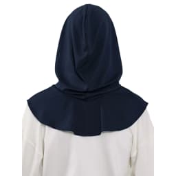 Full Coverage Bonnet Hijab with Visor Ready to Wear Modest Visor Underscarf Bonnet with Neck Cover Muslim Turban Cap
