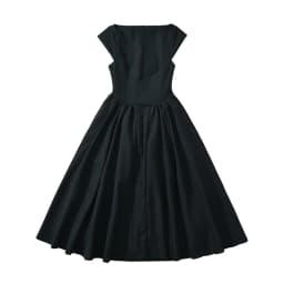YENKYE High Street Women Sexy Backless Pleated Swing A-line Midi Dresses Short Sleeve Low Waist Elegant Party Dress Black Robe