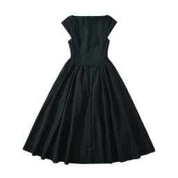 YENKYE High Street Women Sexy Backless Pleated Swing A-line Midi Dresses Short Sleeve Low Waist Elegant Party Dress Black Robe