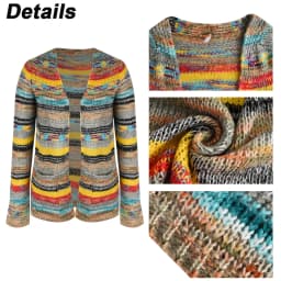 Sweater Knitted Cardigan Thin Loose Jacket  For Women 2024 Korean Casual  Crop Clothes Elegant Female Clothing Fashion Top
