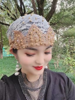 New Beading Women's Turban Cap Embroidery Fashion Female Head Wraps Muslim Headscarf Bonnets Cancer Chemo Hat