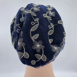 New Beading Women's Turban Cap Embroidery Fashion Female Head Wraps Muslim Headscarf Bonnets Cancer Chemo Hat
